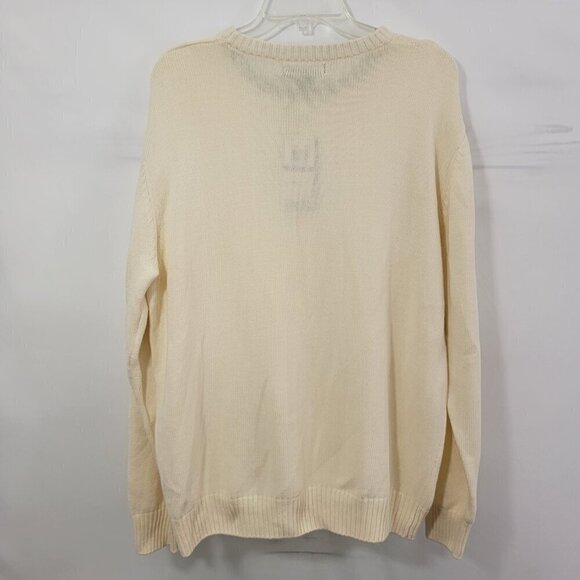 Tricots St. Raphael Men’s Size 2XL Cotton Pullover Crew Neck Vanilla Sweater NWT - Picture 16 of 16